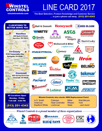 Winstel Controls Line Card